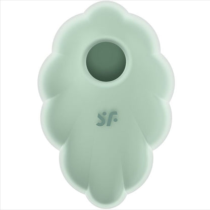 SATISFYER - VIBRATEUR CLOUD DANCER VERT AIR PULSE