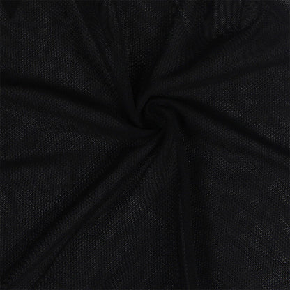SUBBLIME - TISSU TULLE BABYDOLL AVEC DENTELLE ET DÉTAIL FLEUR NOIR L/XL