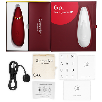 Womanizer Premium 2 - Stimulateur clitoridien - Bordeaux
