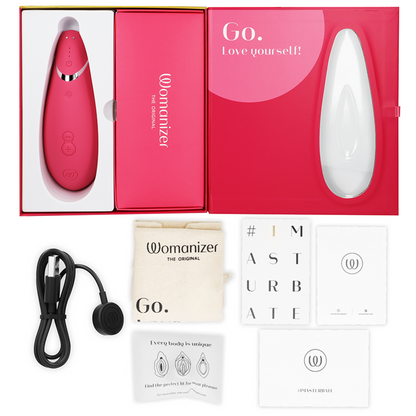 Womanizer Premium 2 - Stimulateur clitoridien - Framboise
