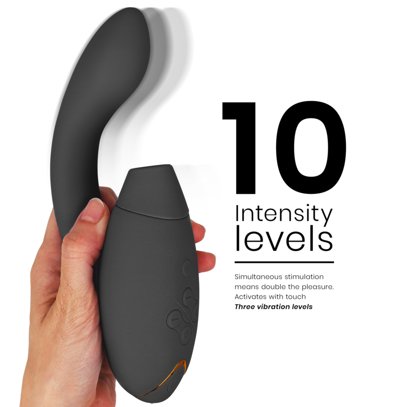 Womanizer Duo 2 - Stimulateur clitoridien - Noir