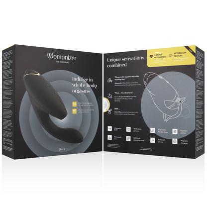 Womanizer Duo 2 - Stimulateur clitoridien - Noir