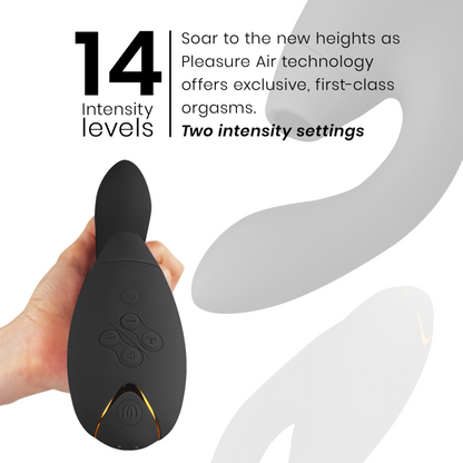 Womanizer Duo 2 - Stimulateur clitoridien - Noir