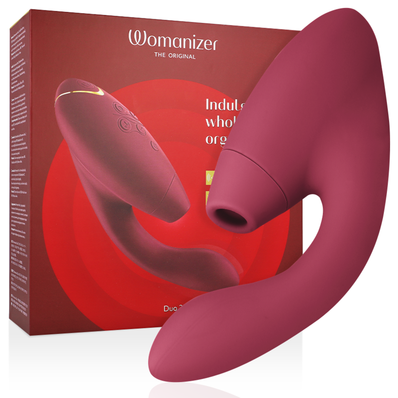 Womanizer Duo 2 - Stimulateur clitoridien - Bordeaux
