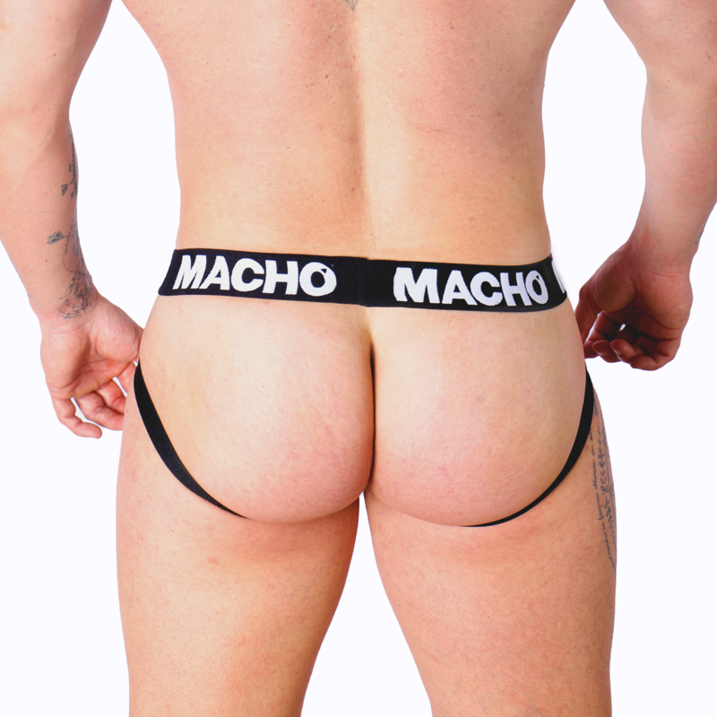 MACHO - MX26X1 JOCK GRID BLANC M