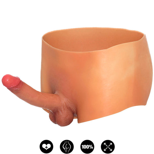 DÉSIR CACHÉ - ALTER EGO BOXERSHOT AVEC PÉNIS DE 18 CM TAILLE S/M