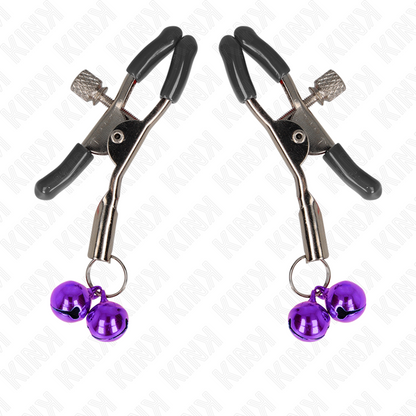 KINK - PINCE À METON DOUBLE CLOCHE VIOLET 6 CM