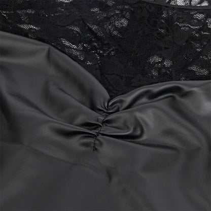 SUBBLIME - 955595 ROBE À MANCHES LONGUES AVEC DENTELLE NOIRE S/M