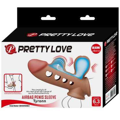 PRETTY LOVE - MANCHON PÉNIS TYRONN AVEC AIRBAG