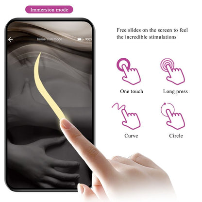 PRETTY LOVE - VIBRATEUR CONTRÔLÉ PAR APPLICATION LEVIATHAN VIOLET