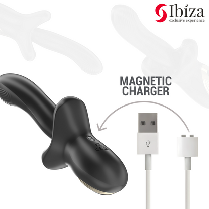 IBIZA - VIBRATEUR PUISSANT AVEC EFFET DE POUSSÉE ET DE MORSURE