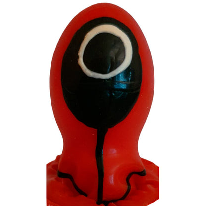 CONDOMERIE - CERCLE DE PRÉSERVATIFS FANTAISIES PEINTS À LA MAIN