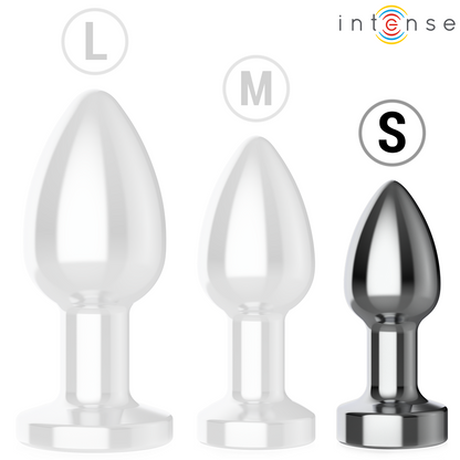 Plug anal vibrant métal - 10 vibrations - Small