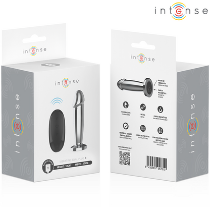 Plug anal métal 10 vibrations - Small