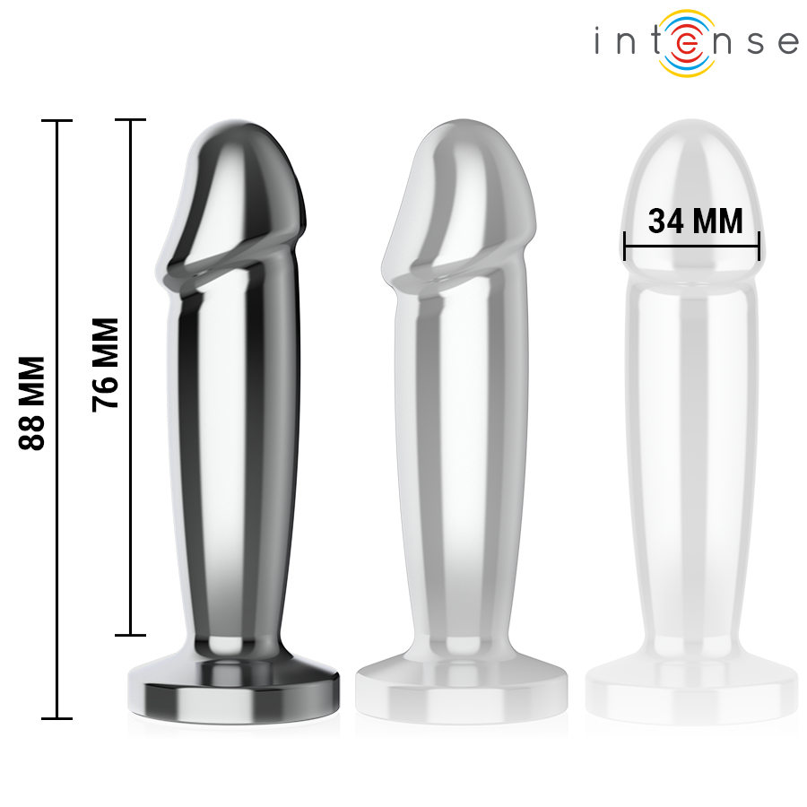 Plug anal métal 10 vibrations - Small