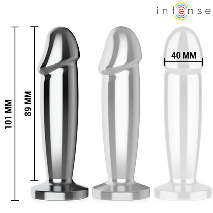 Plug anal métal 10 vibrations - Medium