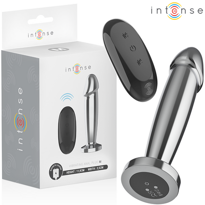 Plug anal métal 10 vibrations - Medium