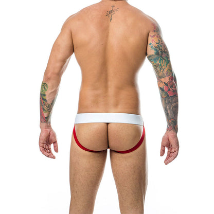 MOB - JOCK CLASSIQUE À RAYURES ARC-EN-CIEL TAILLE S