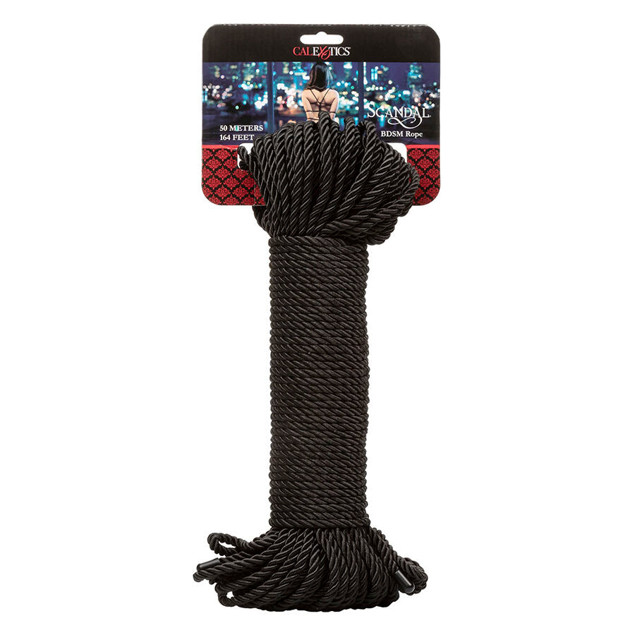 CALEXOTICS - SCANDAL CORDE BDSM NOIRE 50 M