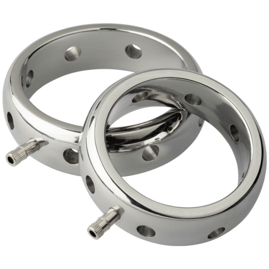 ELECTRASTIM - ANNEAU PÉNIS ÉLECTROMAGNÉTIQUE PRESTIGE EN MÉTAL 42 MM
