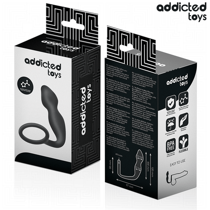 ADDICTED TOYS - PLUG ANAL AVEC ANNEAU MODÈLE 2