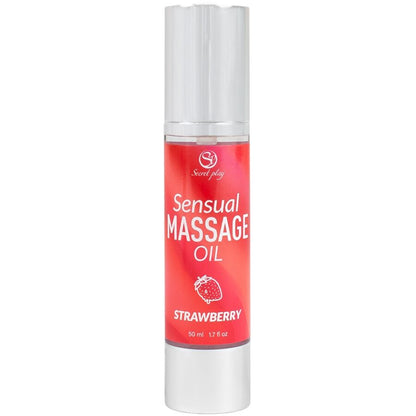 SECRETPLAY - HUILE DE MASSAGE À LA FRAISE
