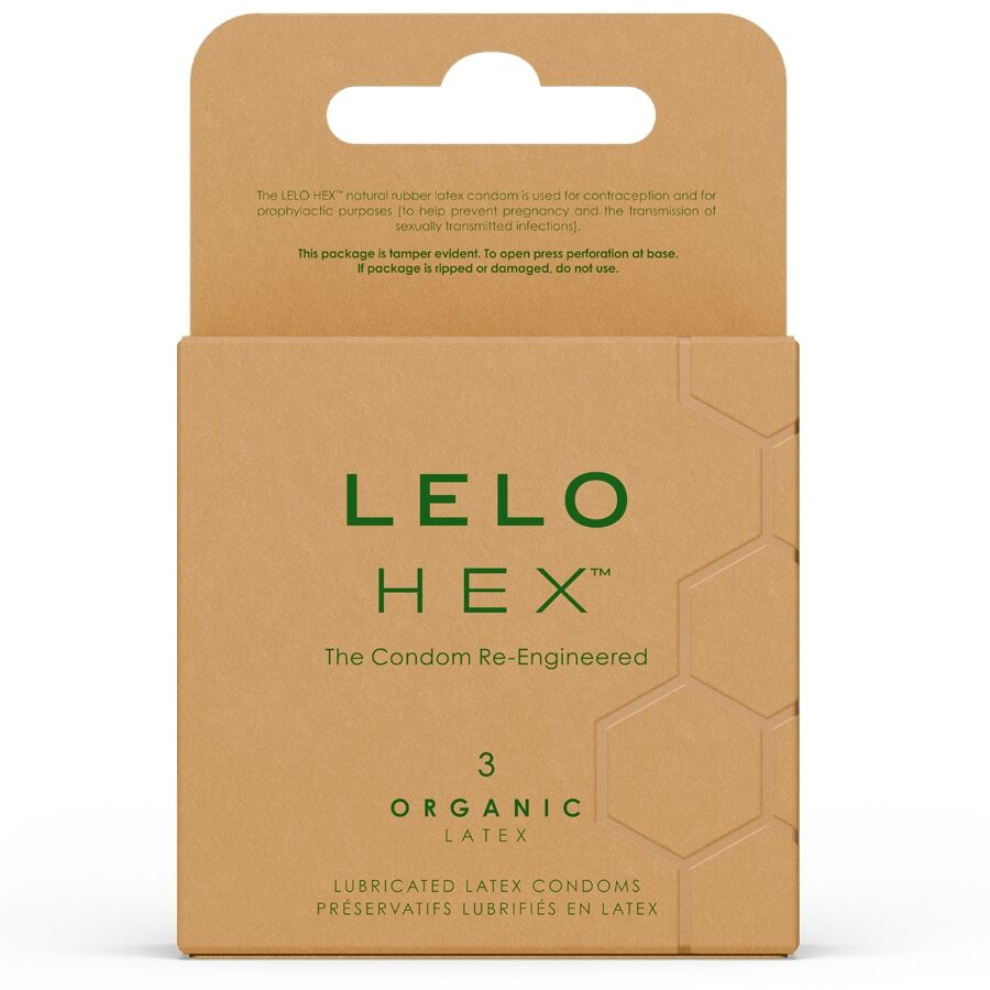 Hex Organic - Préservatifs - Boîte de 3
