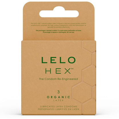 Hex Organic - Préservatifs - Boîte de 3