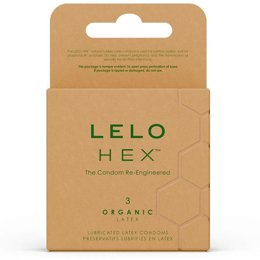 Hex Organic - Préservatifs - Boîte de 3
