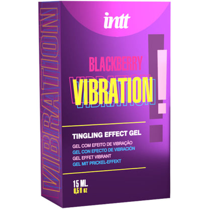 INTT RELEASES - GEL VIBRANT LIQUIDE SAVEUR MÛRE 15 ML