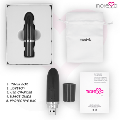MORESSA - IVY VIBRATEUR STIMULATEUR VOYAGE NOIR