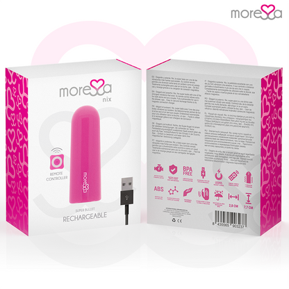MORESSA - NIX VIBRATEUR TÉLÉCOMMANDE ROSE