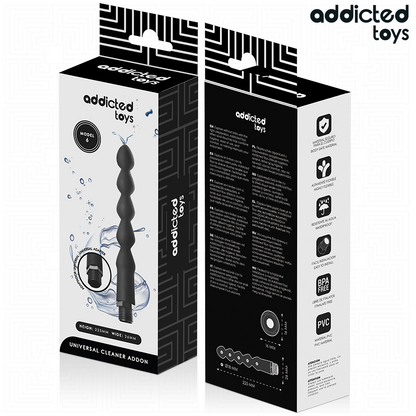 ADDICTED TOYS - NETTOYEUR ANAL AVEC ADAPTATEUR UNIVERSEL MODÈLE 6