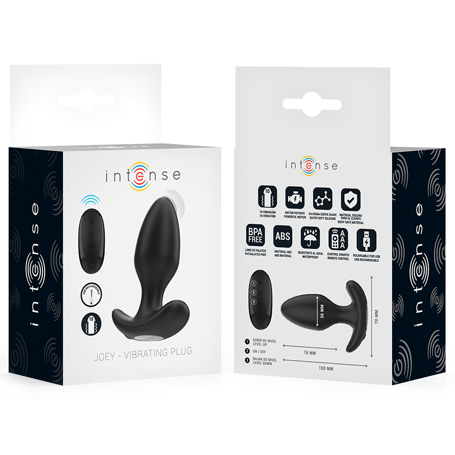 Joey -  Plug anal 10 vibrations