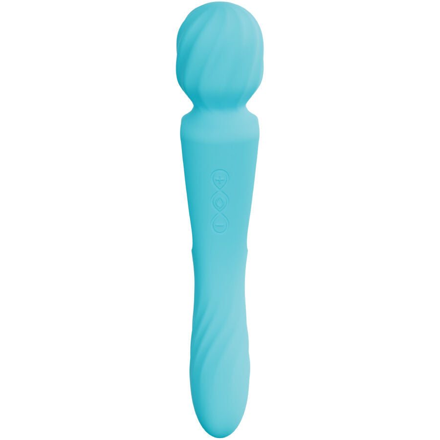 Switch - Vibromasseur wand double - Bleu