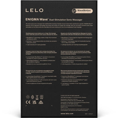 Enigma Wave - Vibromasseur à stimulation triple - Violet