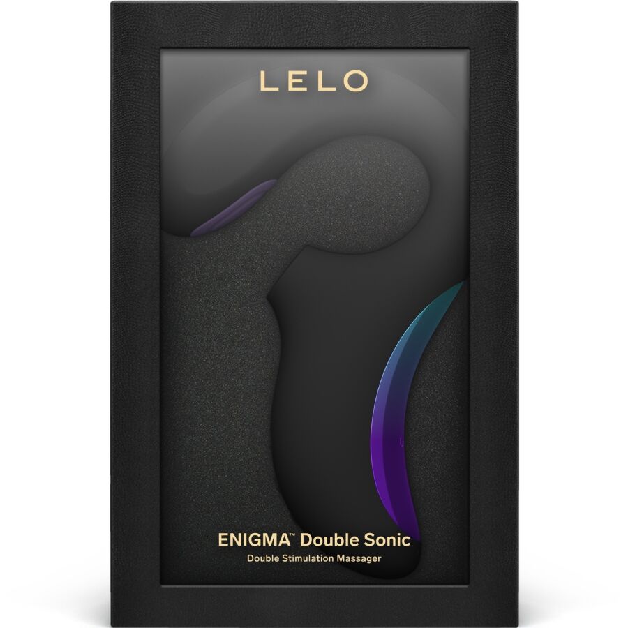 Enigma Double Sonic - Vibromasseur à stimulation triple - Noir