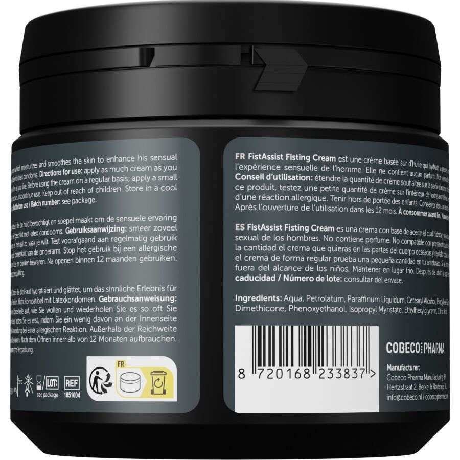 COBECO - CRÈME LUBRIFIANTE FIST ASSIST 500 ML