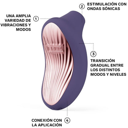 Sona 3 - Stimulateur clitoridien sonique - Pourpre