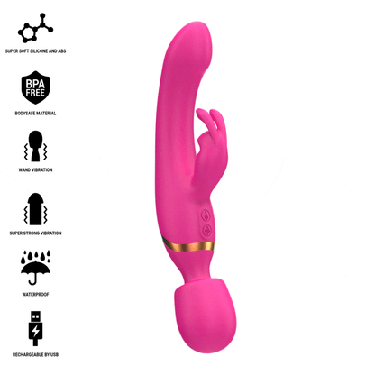 INTENSE - VIBRATEUR DOUBLE WINONA LAPIN ET BAGUETTE
