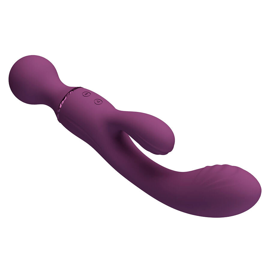 PRETTY LOVE - VIBRATEUR POINT G VIOLET POLYVALENT