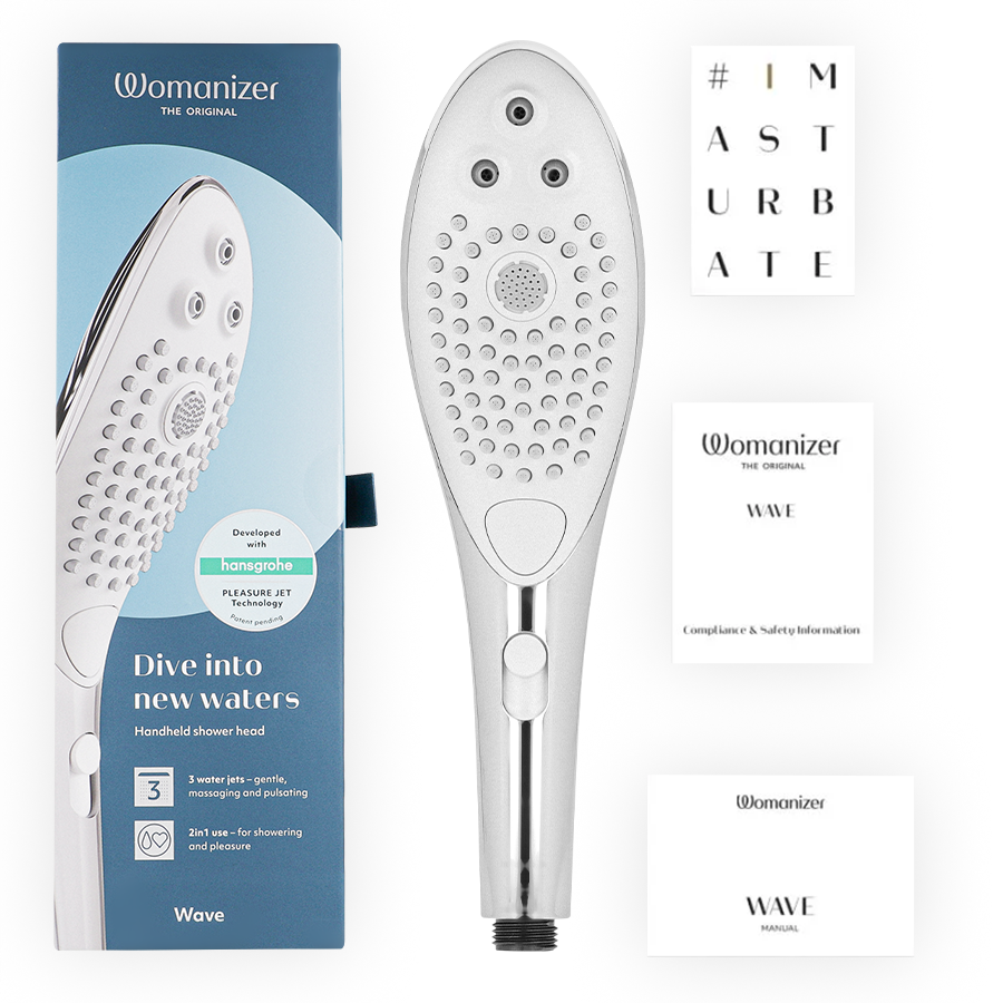 Womanizer Wave - Stimulateur douche - Chrome