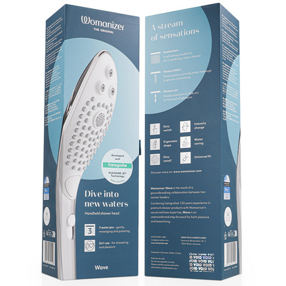 Womanizer Wave - Stimulateur douche - Chrome