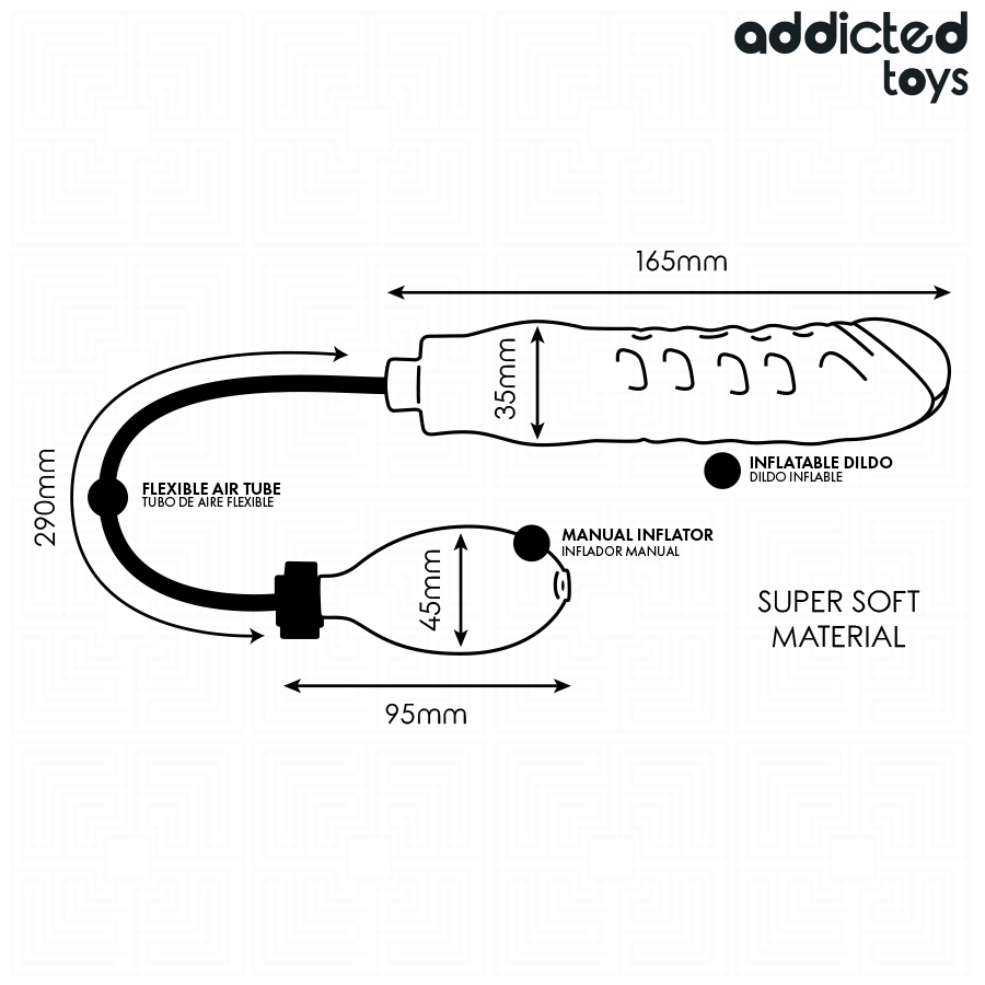 ADDICTED TOYS - GODEMICHET GONFLABLE MODÈLE 3
