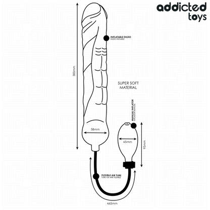 ADDICTED TOYS - GODEMICHET GONFLABLE XL MODÈLE 5