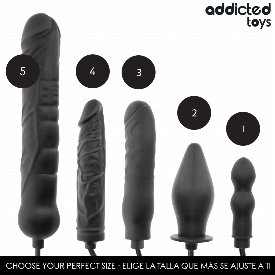 ADDICTED TOYS - PLUG ANAL DOUBLE GONFLABLE MODÈLE 1
