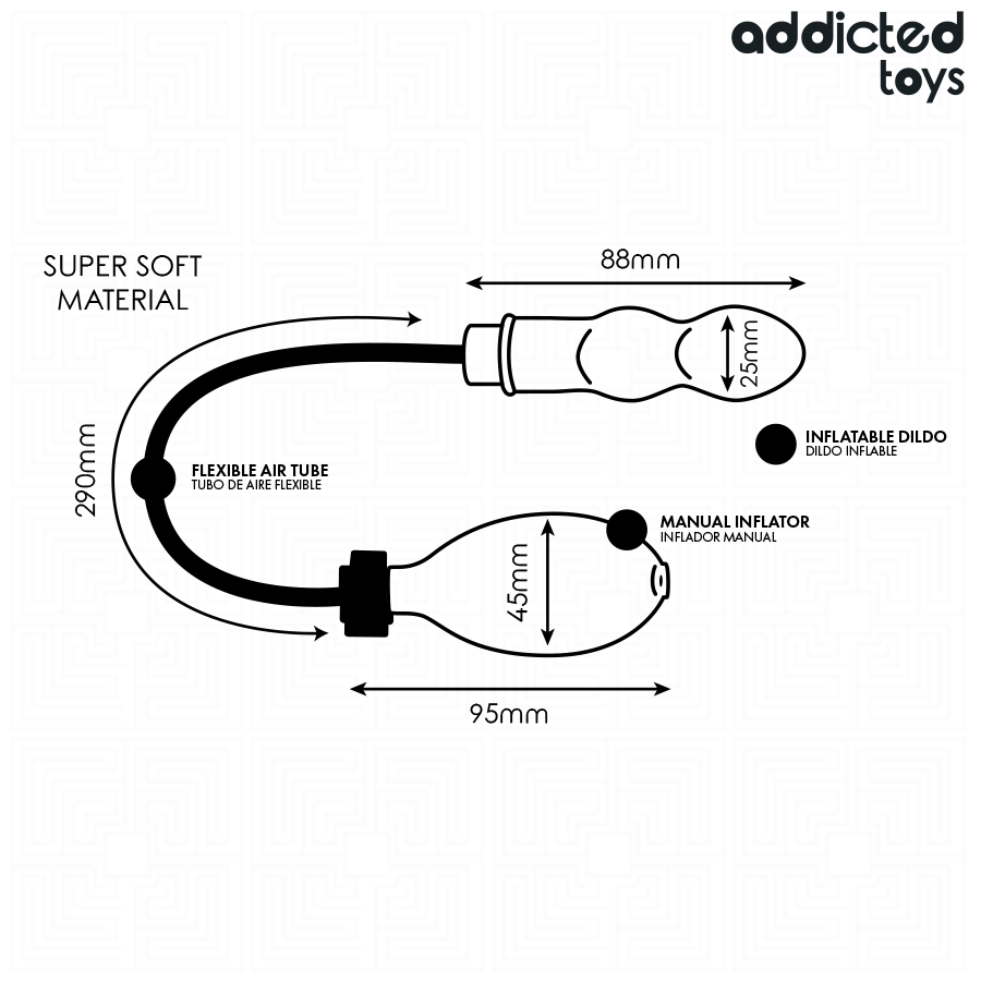 ADDICTED TOYS - PLUG ANAL GONFLABLE MODÈLE 1