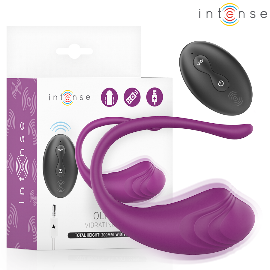 INTENSE - OLIVIA ŒUF VIBRANT PURPLE AVEC TÉLÉCOMMANDE