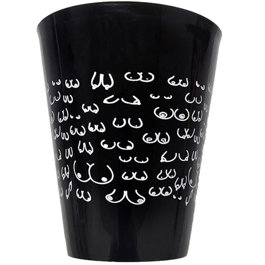 DIABLO PICANTE - TASSE NOIRE 500 ML AVEC SEINS BLANCS