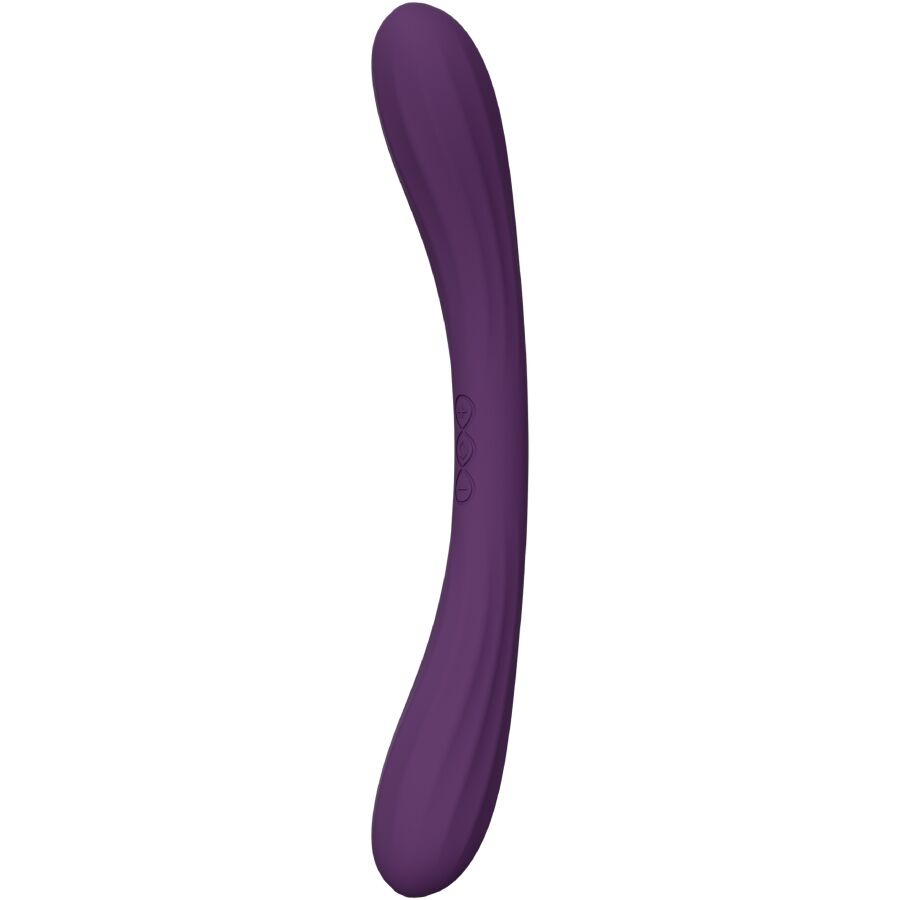 Boomerang - Vibromasseur double connecté - Violet